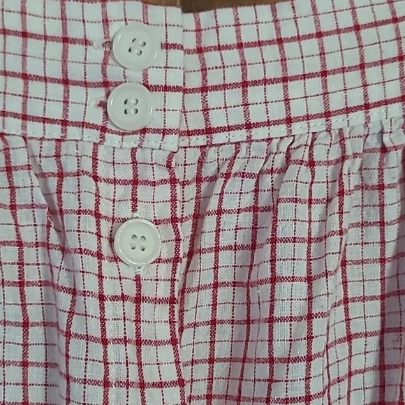 Max Studio red & white skirt. Size L - Picture 4 of 6